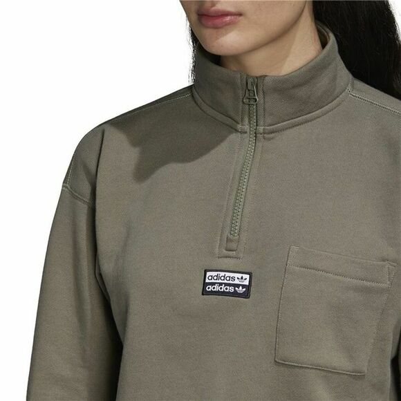 WOMEN’S HOODIE ADIDAS ORIGINALS CROPPED - Picture 5 of 10